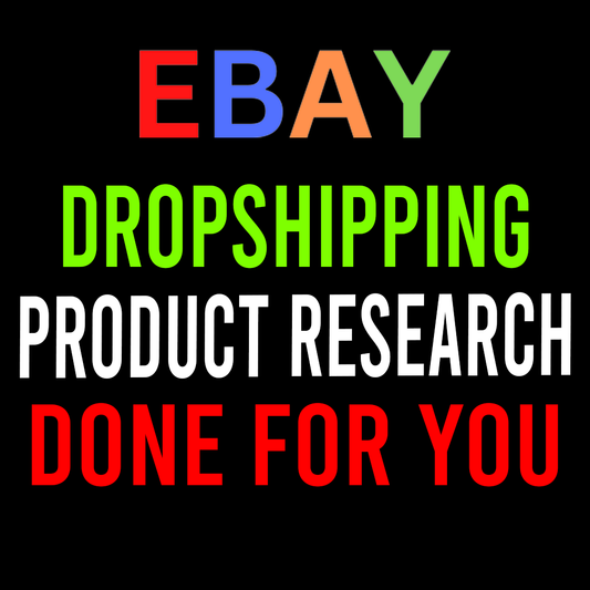 eBay Dropshipping WINNING Product Research